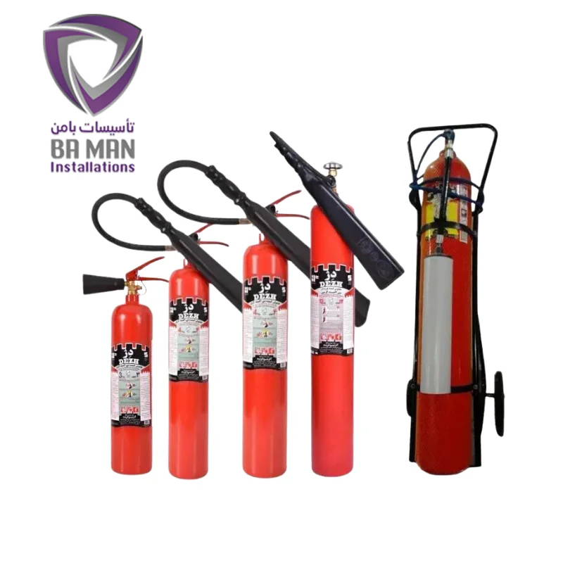 کپسول آتش نشانی دی اکسید کربن دژ