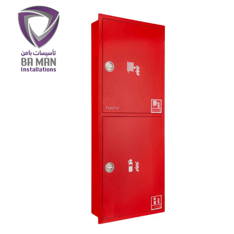 جعبه آتشنشانی توکار دو طبقه پامچال با بامن آنلاین