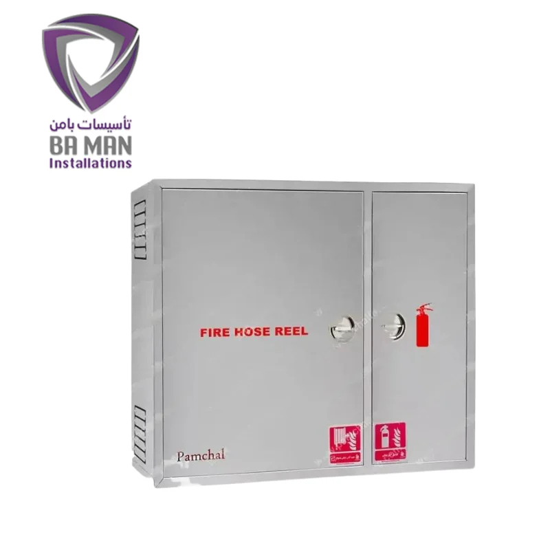جعبه آتش نشانی دو کابین روکار پامچال در رنگ‌های مختلف با بامن آنلاین